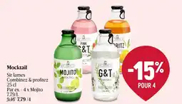 Delhaize Mocktail aanbieding