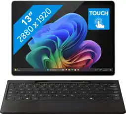 Coolblue Microsoft Surface Pro Copilot+ PC OLED Snapdragon X Elite / 16GB / 512GB Platinum aanbieding