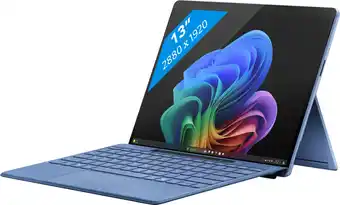 Coolblue Microsoft Surface Pro 11 Snapdragon X Plus / 16 Go / 512 Go Saphir (No PS) aanbieding