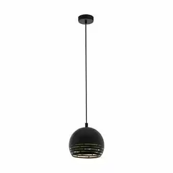 Zelfbouwmarkt Eglo Camastra - Hanglamp - E27 - 1x40w - Zwart/goud aanbieding