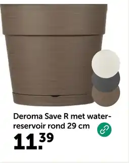 AVEVE Deroma Save R met water- reservoir rond 29 cm aanbieding