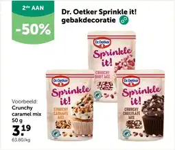 AVEVE Crunchy caramel mix 50 g aanbieding
