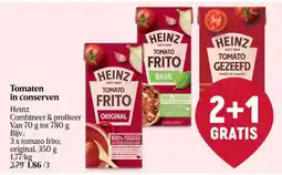 Delhaize Heinz Tomaten in conserven aanbieding