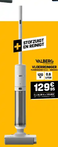 Electro Depot Valberg vloerreiniger aanbieding