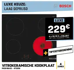 Electro Depot Bosch vitrokeramische kookplaat aanbieding