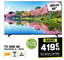 Electro Depot TV UHD 4K aanbieding
