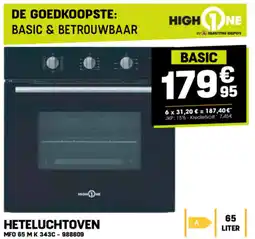Electro Depot High one heteluchtoven aanbieding