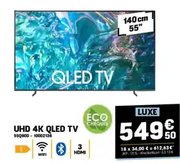 Electro Depot UHD 4K QLED TV aanbieding