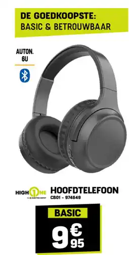Electro Depot High one hoofdtelefoon aanbieding