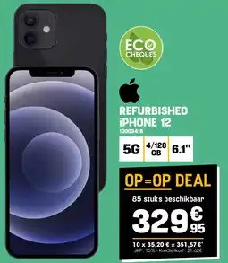 Electro Depot REFURBISHED iPHONE 12 aanbieding