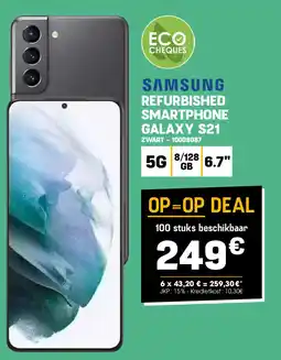 Electro Depot Samsung REFURBISHED SMARTPHONE GALAXY S21 aanbieding