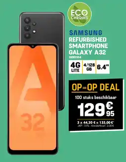 Electro Depot SAmsung REFURBISHED SMARTPHONE GALAXY A32 aanbieding