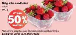 Spar Belgische aardbeien aanbieding