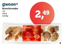 Spar gwoon Brunchbroodjes aanbieding