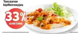Spar Toscaanse kipfiletreepjes aanbieding