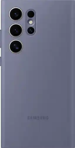 Coolblue Samsung Galaxy S24 Ultra Smart View Book Case Paars aanbieding