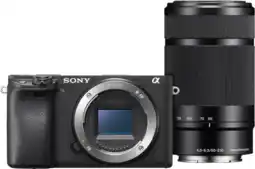 Coolblue Sony Alpha A6400 + E PZ 16-50mm II + 55-210mm aanbieding