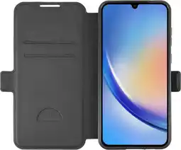 Coolblue BlueBuilt Samsung Galaxy A35 Book Case Zwart aanbieding