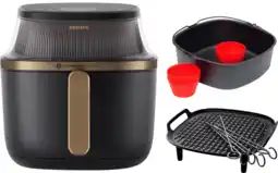 Coolblue Philips Airfryer XXL Série 3000 NA342/00 + Kit Gril + Kit Cuisson aanbieding