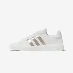 Decathlon Dames sneakers Court Base wit zilver aanbieding