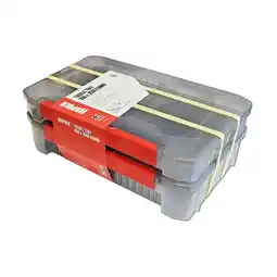 Decathlon Set van 2 visdozen Tackle Tray 356 Deep Open + Tackle Tray 356 aanbieding