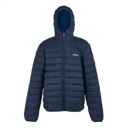 Decathlon Heren Marizion gewatteerde jas met capuchon (Marine/Olympisch Blauw) aanbieding