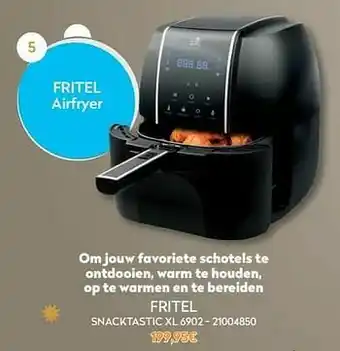 Krëfel Fritel airfryer snacktastic xl 6902 aanbieding
