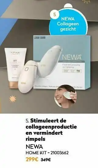 Krëfel Newa collageen gezicht home kit aanbieding