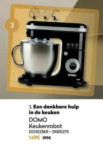 Krëfel Domo keukenrobot do1023kr aanbieding