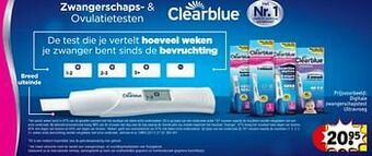 Kruidvat Digitale zwangerschapstest ultravroeg aanbieding