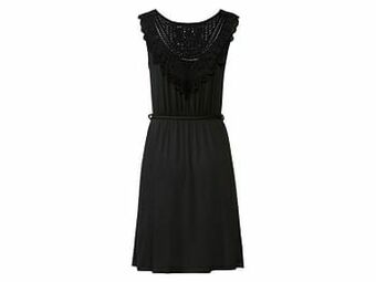 Lidl ESMARA® Jurk met elastische taille (M (40/42), zwart) aanbieding