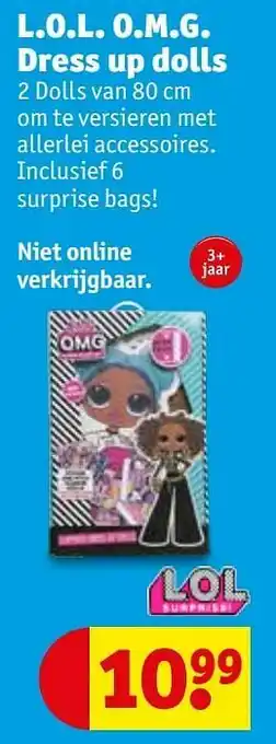 L.o.l. o.m.g. dress up dolls
