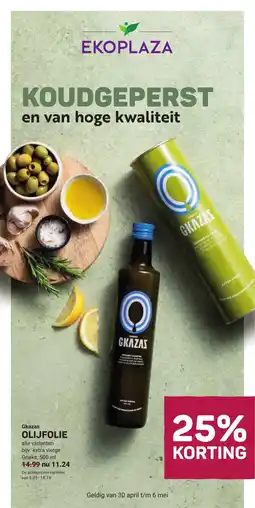 Ekoplaza Gkazas Olijfolie aanbieding