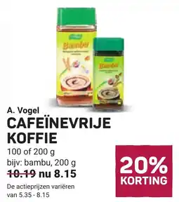 Ekoplaza A. Vogel Cafeïnevrije koffie aanbieding