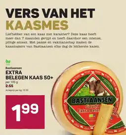 Ekoplaza Bastiaansen extra belegen kaas 50+ aanbieding