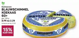 Ekoplaza Bastiaansen blauwschimmel koekaas 60+ aanbieding