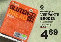 Ekoplaza Dillon organic verpakte broden aanbieding