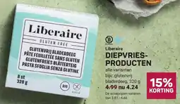 Ekoplaza Liberaire diepvriesproducten aanbieding