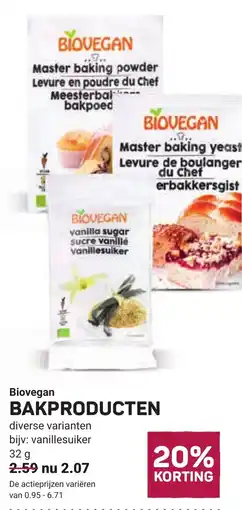 Ekoplaza Biovegan bakproducten aanbieding