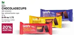 Ekoplaza Bett'r chocoladecups aanbieding
