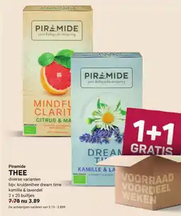 Ekoplaza Piramide thee aanbieding