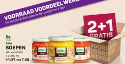 Ekoplaza Allos soepen aanbieding
