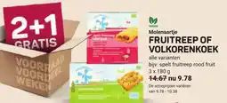 Ekoplaza Molenaartje fruitreep of volkorenkoek aanbieding