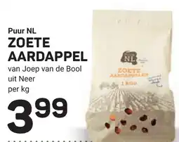 Ekoplaza Puur NL zoete aardappel aanbieding