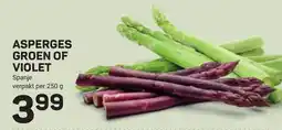 Ekoplaza Asperges groen of violet aanbieding