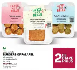 Ekoplaza La vie est belle burgers of falafel aanbieding