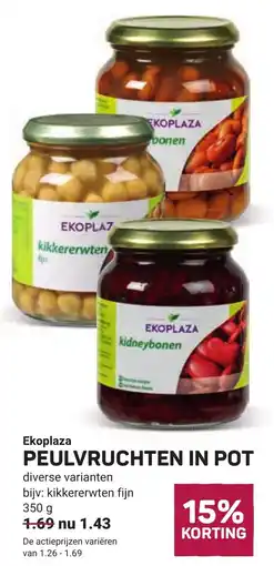 Ekoplaza Ekoplaza peulvruchten in pot aanbieding