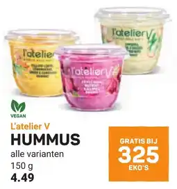 Ekoplaza L'atelier V Hummus aanbieding