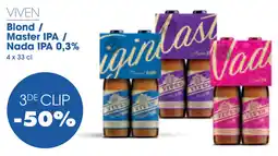 Prik en Tik Viven Blond / Master IPA / Nada IPA 0,3% aanbieding