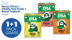 Prik en Tik Zyla Focus Citrus / Vitality Red Fruits / Boost Tropical aanbieding